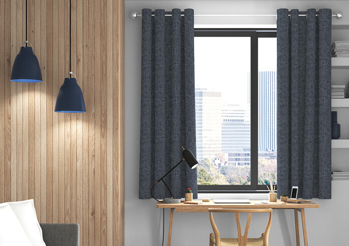 Rya, Sapphire - Made to Measure Curtains - Image 3